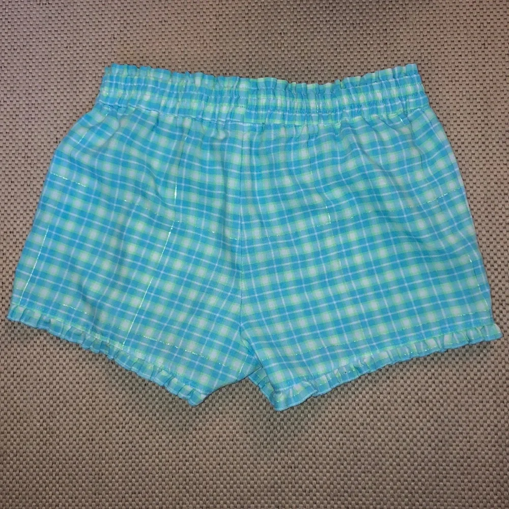 Justice EUC girls plaid shorts - size 12